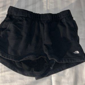 north face sweat shorts